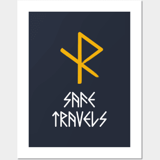 Viking Safe Travels Rune Posters and Art